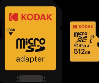 Kodak MicroSD V30 with Adapter - UHS-I U3 V30 A1 