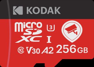 Kodak MicroSD Industrial Outdoor CCTV (KW350) - UHS-I U3 V30 A2